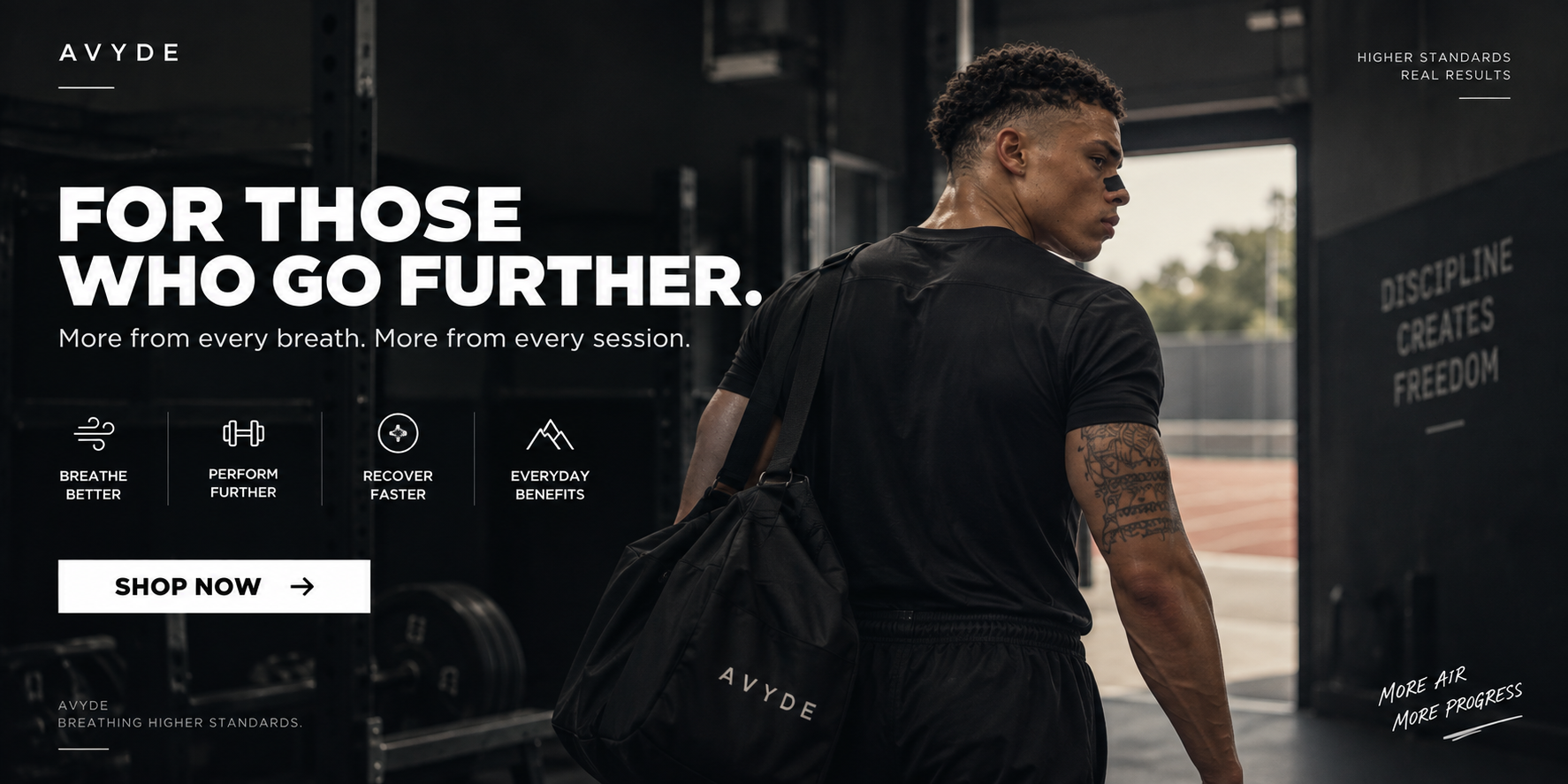 AVYDE For Those Who Go Further performance campaign